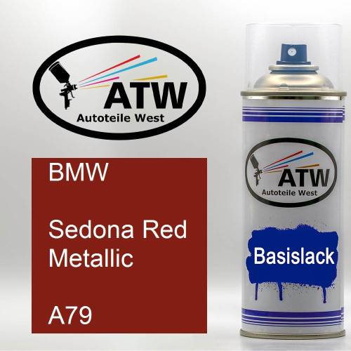 BMW, Sedona Red Metallic, A79: 400ml Sprühdose, von ATW Autoteile West.